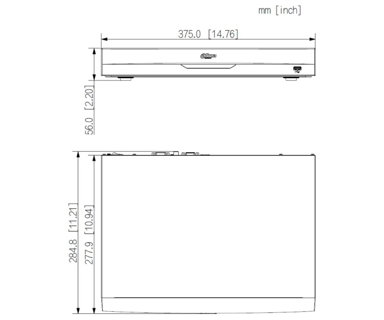 REJESTRATOR IP NVR5208-EI2 8 KANAŁÓW WizSense DAHUA-1815516