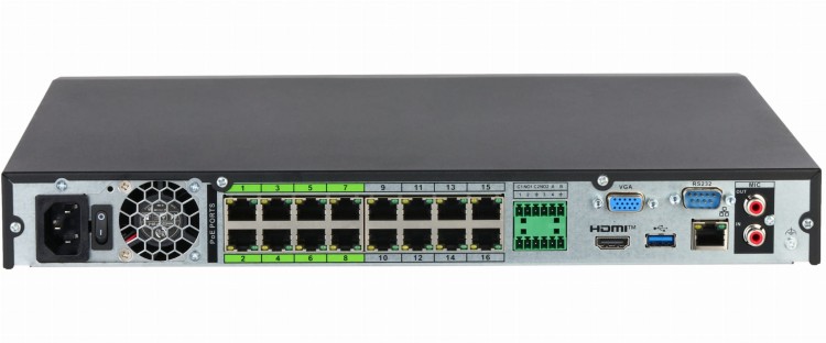 REJESTRATOR IP NVR5216-16HP-EI2 16 KANAŁÓW, 16 PoE WizSense DAHUA-1815521
