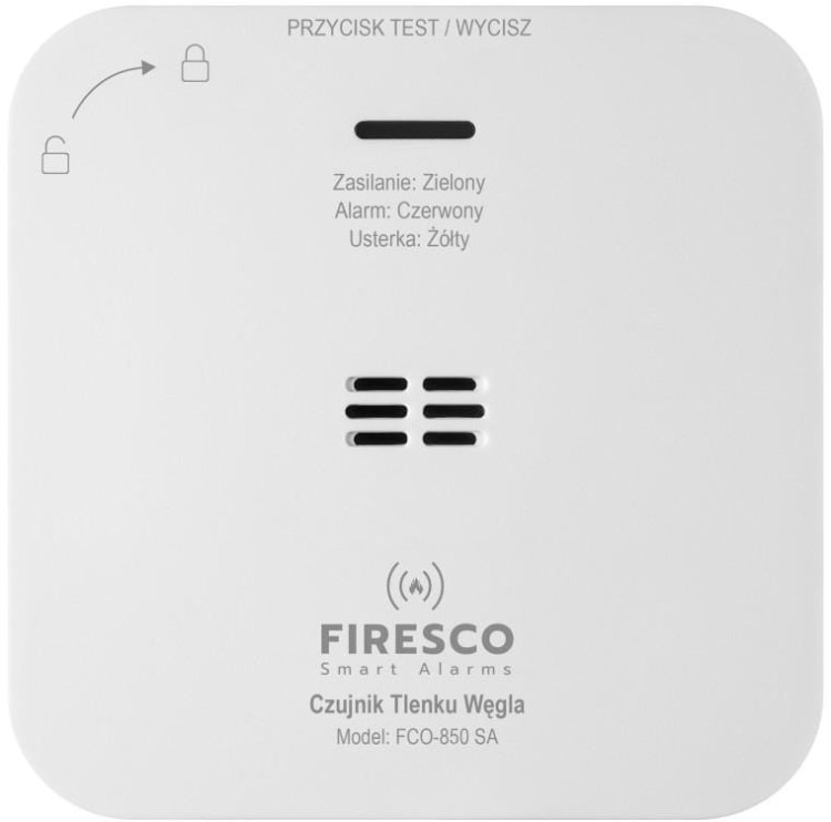 Czujnik czadu Firesco FCO-850 SA-1611666