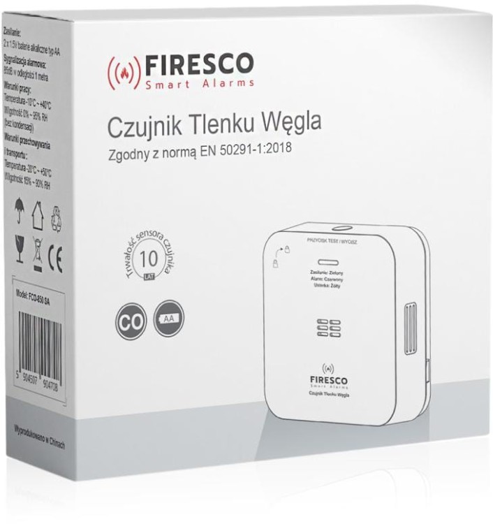 Czujnik czadu Firesco FCO-850 SA-1611663