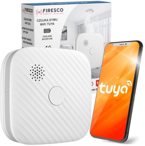 Czujnik dymu Firesco ZR153SW CB z WiFi aplikacja Tuya -1642132