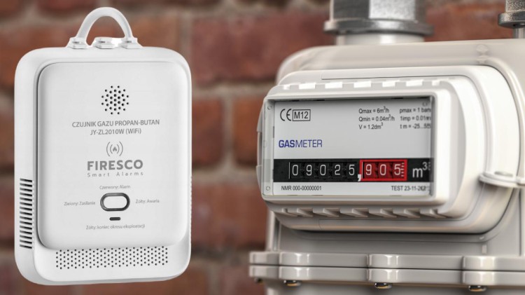 Czujnik gazu LPG Propan-Butan Firesco JY-ZL2010W z WiFi aplikacja Tuya-1642127