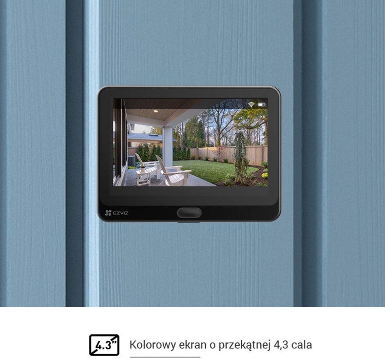 Bezprzewodowy wizjer do drzwi Ezviz HP2 2MP-1689358