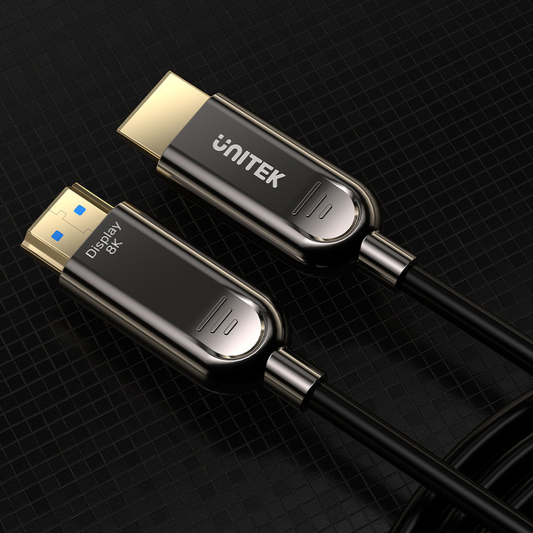Unitek Kabel optyczny HDMI 2.1 AOC 8K 120Hz 40m-1782219