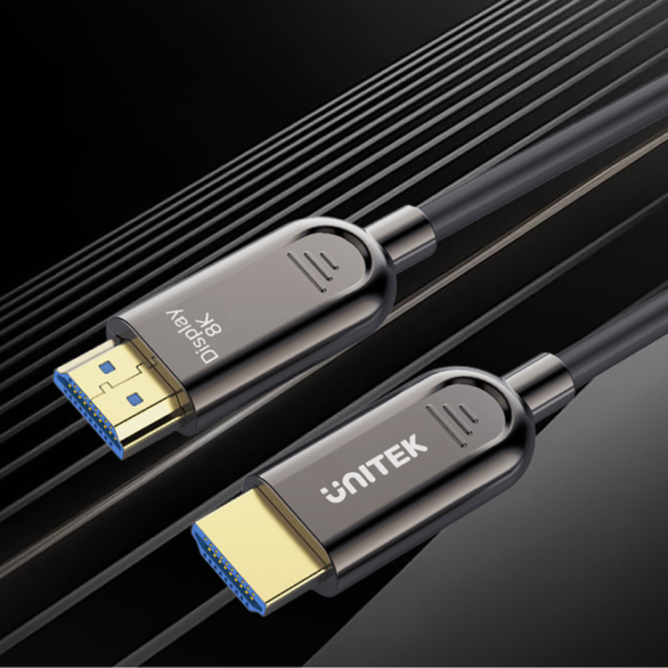 Unitek Kabel optyczny HDMI 2.1 AOC 8K 120Hz 60m-1782211