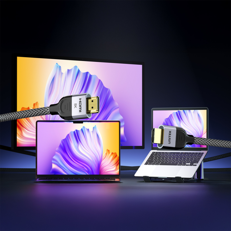 Unitek przewód 8K LUX HDMI 2.1 oplot 1,5 M-1787566
