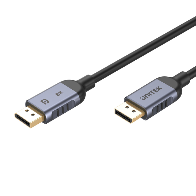 Unitek kabel DisplayPort 1.4 8k 60hz, 4k 240hz, HDR, HDCP 2.3, DSC 1.2, 1,5m-1782052