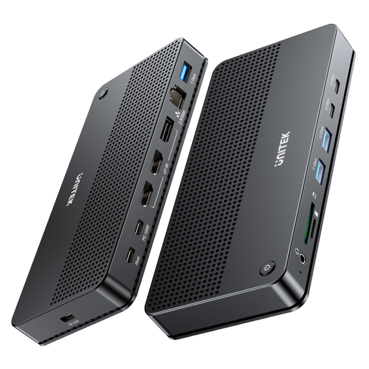 Unitek Stacja dokująca 13w1 MST HDMI DP 8K PD 100W-1781340