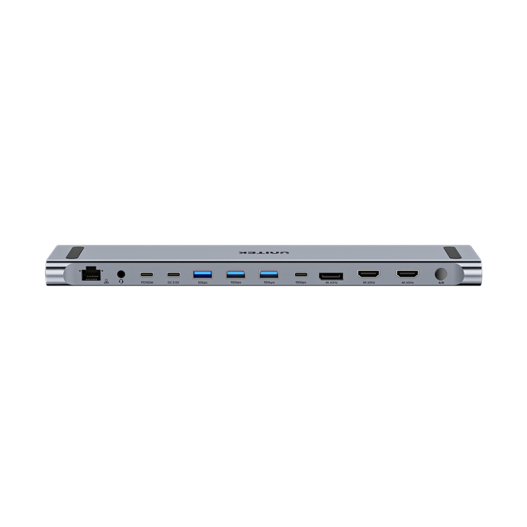 Unitek Stacja dokująca KVM z funkcją podstawki, potrójne wyjście 4K, USB-C, MST, HDMI 2.0-1808384