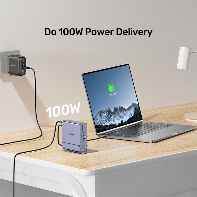 Unitek Uniwersalna stacja dokująca DisplayLink 4K x3-1787286