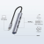 Unitek Hub USB-C 1*USB-A 5 Gbps, 3*USB-A 2.0 alu-1654649