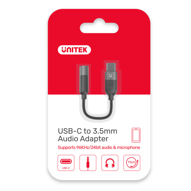 Unitek Adapter USB-C do jack 3.5mm (F) M1204A-1275947