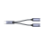 Unitek Adapter USB-C na 2 x port USB-C audio i 18W-1357732