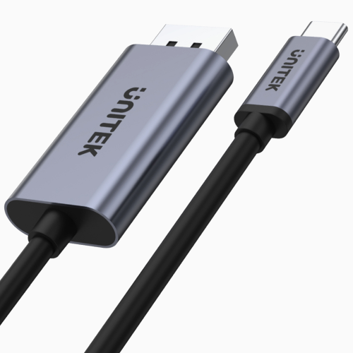 Unitek Adapter USB-C na DP 1.2 4K@60Hz kabel 1,8 m-1276839