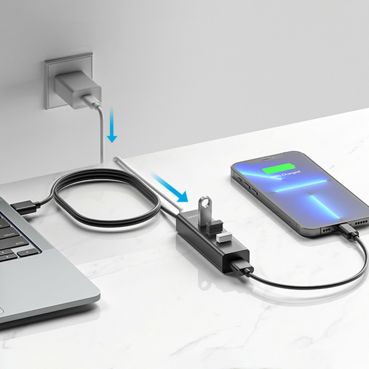 Unitek Aktywny hub USB-A 5Gbps, 4 porty USB-A-1780806