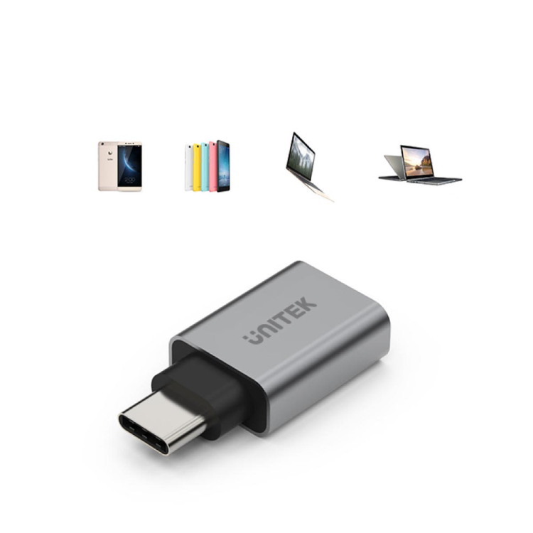 Unitek Y-A025CGY adapter USB TypC do USB (F) ALU-1654062