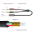 Unitek przewod miniJack 3,5mm (F) - 2x 3,5mm (M)-1654078