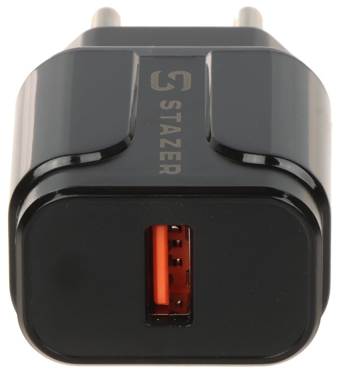 ŁADOWARKA SIECIOWA USB 5V/3A/USB-QUICK3.0/B STAZER-1560861