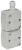 GNIAZDO NATYNKOWE PODWÓJNE AQUANT-G2/V2/EPN 230V AC 16A IP65 Elektro-Plast-1624486