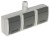 GNIAZDO NATYNKOWE POTRÓJNE AQUANT-G3/EPN 230V AC 16A IP65 Elektro-Plast-1624487