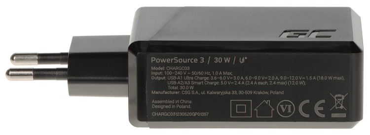 ŁADOWARKA SIECIOWA USB CHARGC03-GC Green Cell-1629453