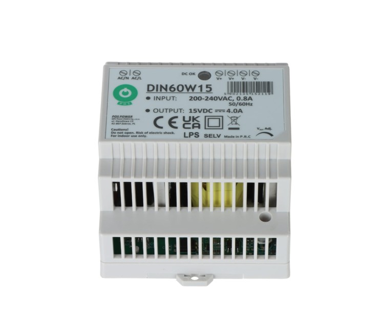 ZASILACZ IMPULSOWY DIN60W15 POS-1773055