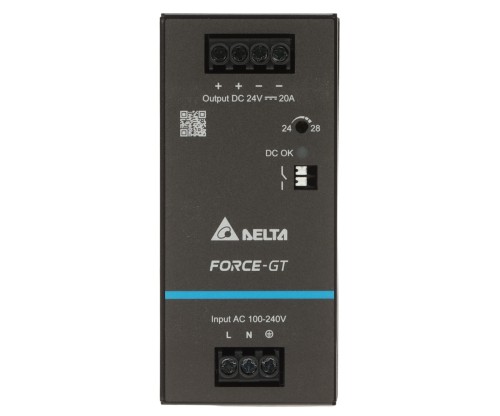 ZASILACZ IMPULSOWY DRF-24V480W1GBA FORCE-GT (1 FAZA) Delta Electronics-1820121