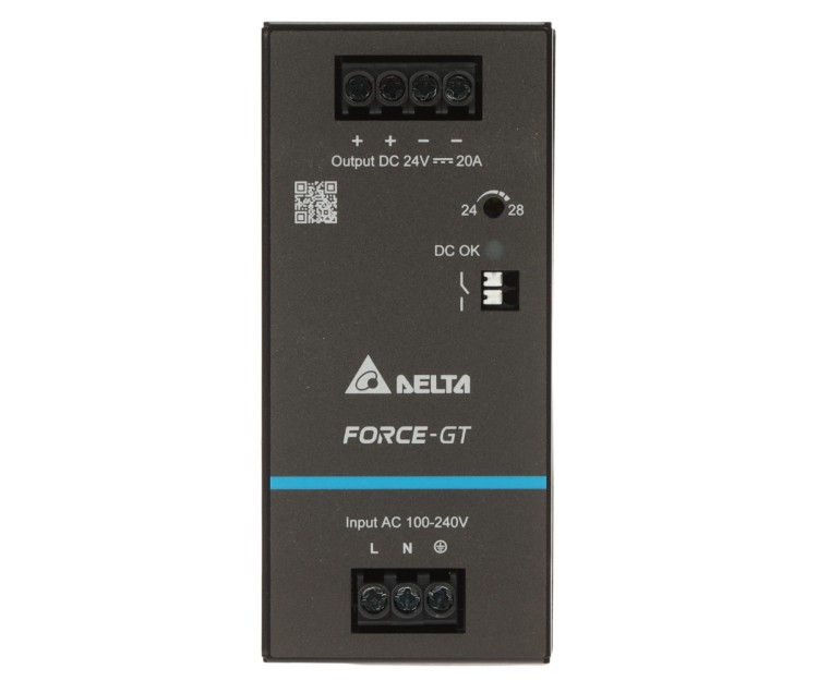 ZASILACZ IMPULSOWY DRF-24V480W1GBA FORCE-GT (1 FAZA) Delta Electronics-1820121