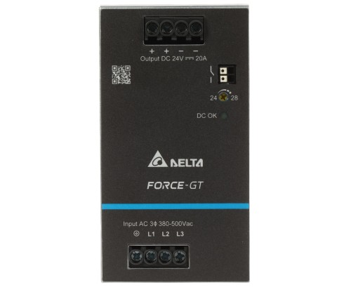 ZASILACZ IMPULSOWY DRF-24V480W3GBA FORCE-GT (3 FAZY) Delta Electronics-1820168