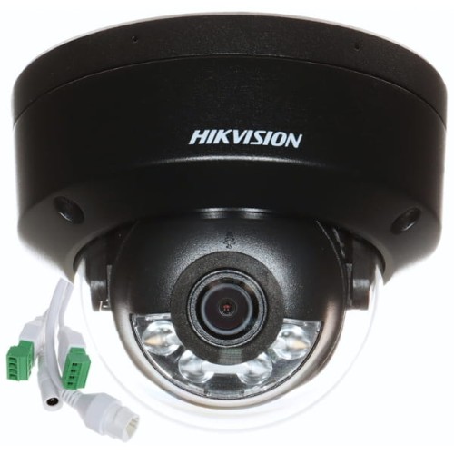 KAMERA WANDALOODPORNA IP DS-2CD2163G2-LIS2U 2.8MM BLACK PL Smart Hybrid Light AcuSense - 6Mpx Hikvision-1868843