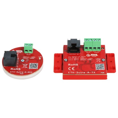 ZESTAW KONWERTERÓW UTP / 2-WIRE DO TRANSMISJI LAN+POE ETH-2WIRE-A-SET2 KOMPLET 2 SZT ATTE-1764833