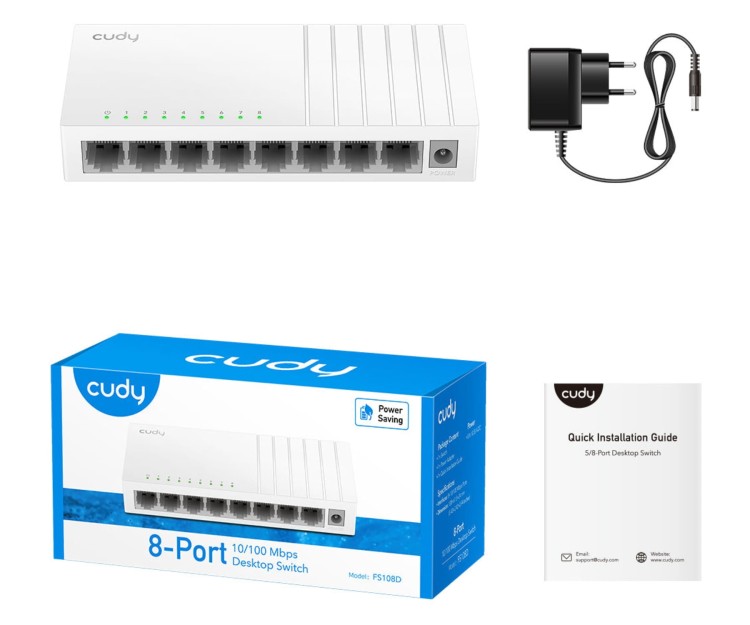SWITCH   FS108D 8-PORTOWY CUDY-1790342