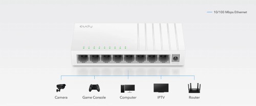 SWITCH   FS108D 8-PORTOWY CUDY-1790340