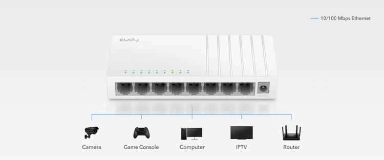 SWITCH   FS108D 8-PORTOWY CUDY-1790340