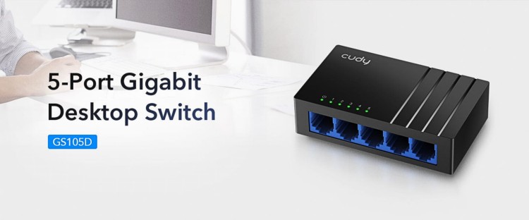 SWITCH   GS105D 5-PORTOWY CUDY-1869669