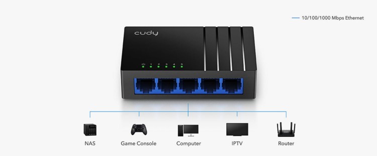 SWITCH   GS105D 5-PORTOWY CUDY-1869672