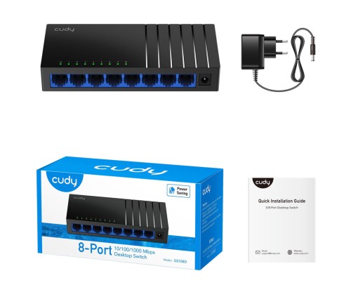 SWITCH   GS108D 8-PORTOWY CUDY-1775336