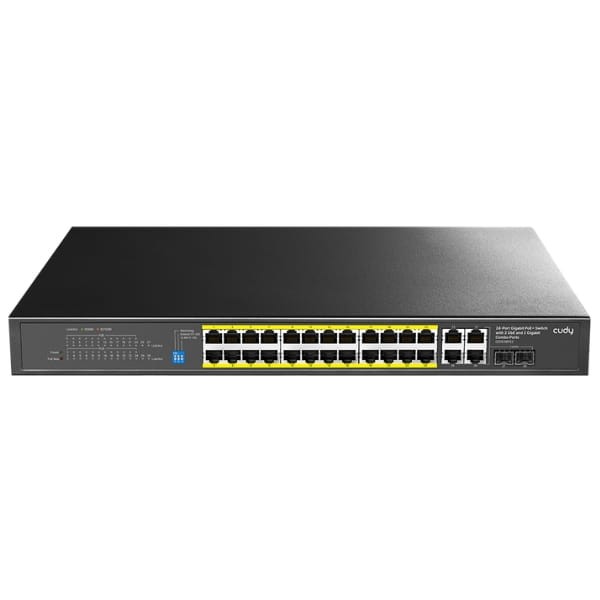 SWITCH POE GS2028PS4-300W 24-PORTOWY SFP CUDY-1790312