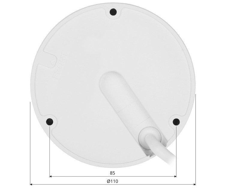 KAMERA WANDALOODPORNA IP IPC-HDBW1439E1-A-IL-0280B-S6 Smart Dual Light - 4Mpx 2.8mm DAHUA-1823258