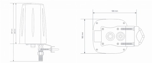ANTENA PR1IC970 COMBO LTE Wi-Fi GPS Bluetooth Teltonika-1811499