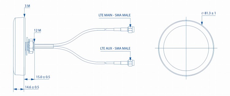 ANTENA PR1KCL25 COMBO LTE Teltonika-1770740