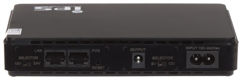 ZASILACZ UPS ROUTERUPS-15-POE 15W 5V / 9V / 12V DC, 15V / 24V PoE IPS-1650578
