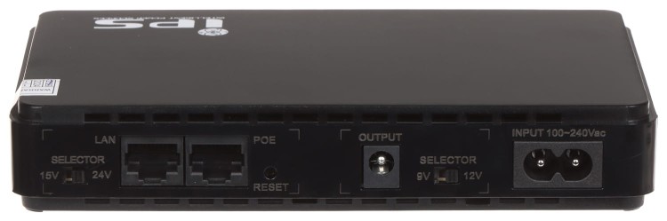ZASILACZ UPS ROUTERUPS-15-POE 15W 5V / 9V / 12V DC, 15V / 24V PoE IPS-1650578