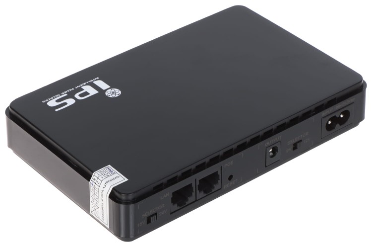 ZASILACZ UPS ROUTERUPS-15-POE 15W 5V / 9V / 12V DC, 15V / 24V PoE IPS-1650577