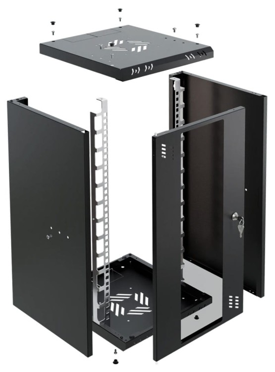 SZAFA RACK WISZĄCA S-RC10-12U-300GB STALFLEX-1688268