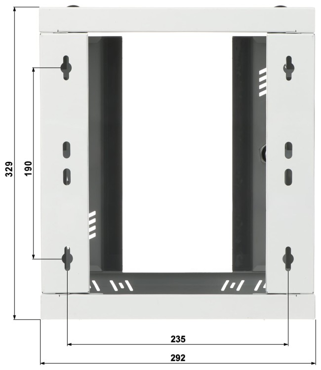 SZAFA RACK WISZĄCA S-RC10-6U-300GG STALFLEX-1696020