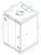 SZAFA RACK WISZĄCA S-RC10-9U-300GB STALFLEX-1688235
