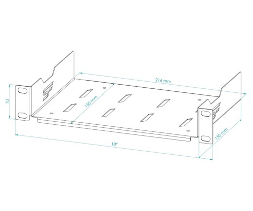 PÓŁKA S-RSF10-1U-150G 150mm STALFLEX-1869634
