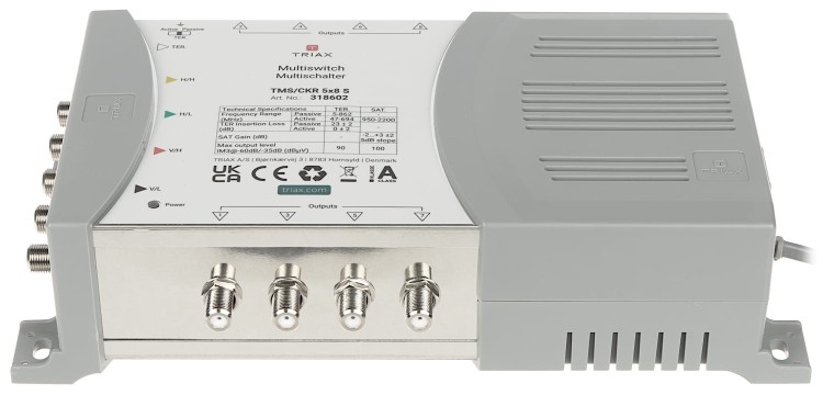 MULTISWITCH TMS-5/8S 5 WEJŚĆ / 8 WYJŚĆ TRIAX-1517972