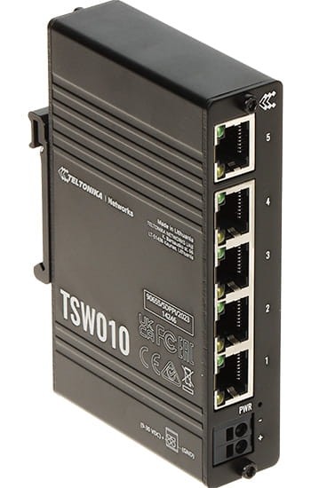 SWITCH PRZEMYSŁOWY   TSW010 5-PORTOWY Teltonika-1703675